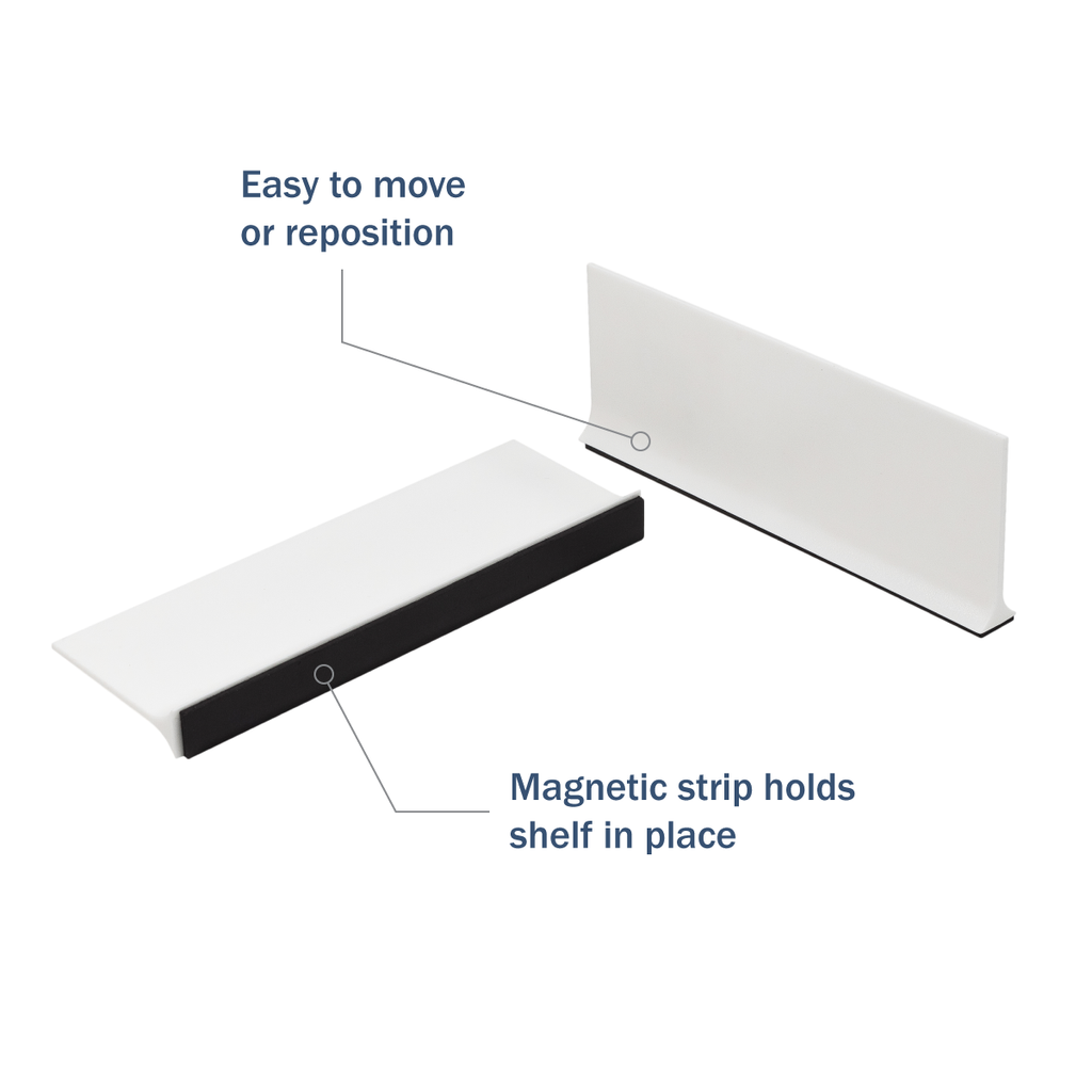 Apothecary Products Magnetic Shelf Divider (6 in x 2 in)