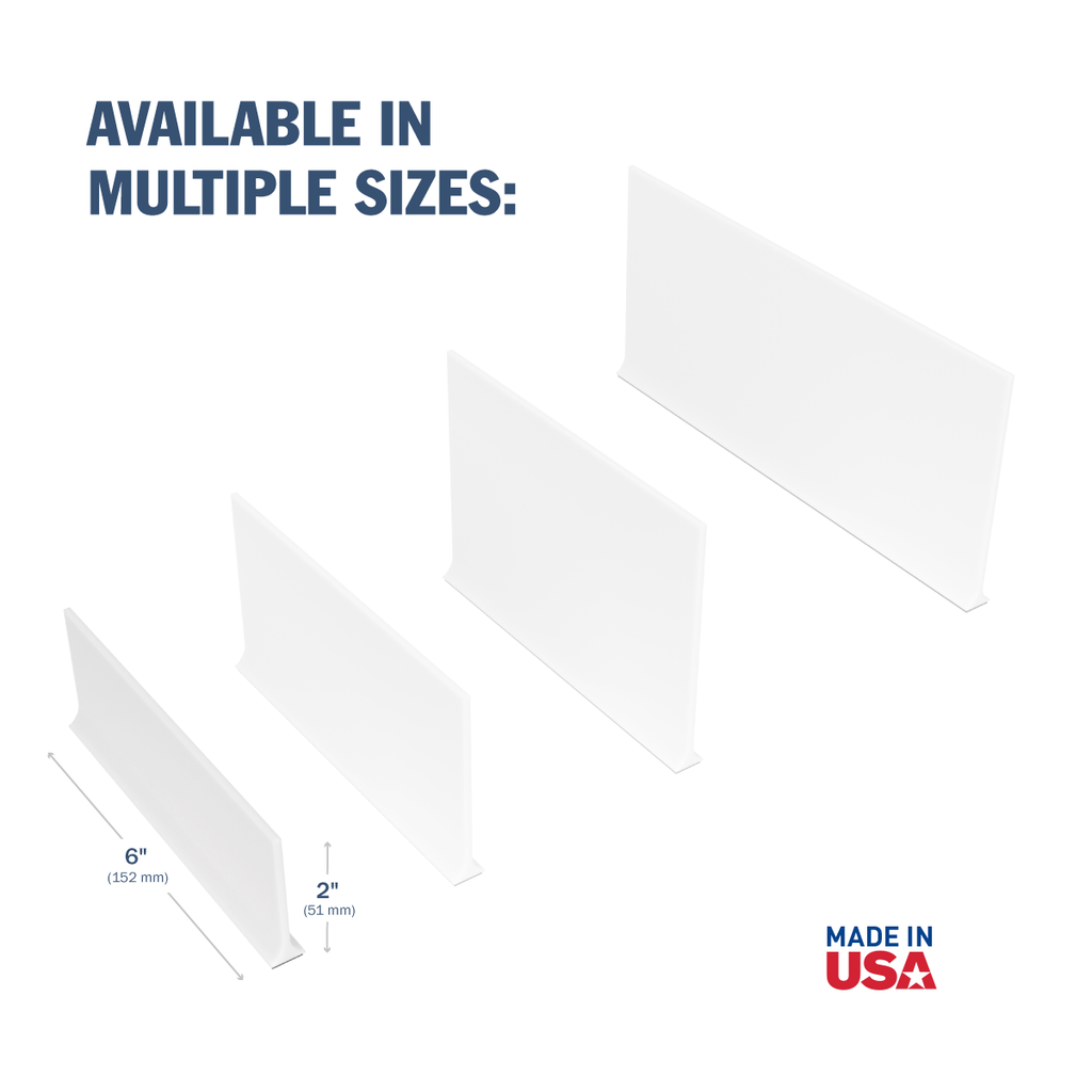 Apothecary Products Magnetic Shelf Divider (6 in x 2 in)