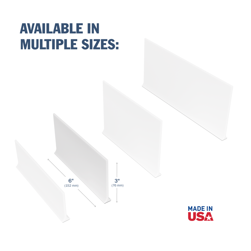 Apothecary Products Magnetic Shelf Divider (6 in x 3 in)