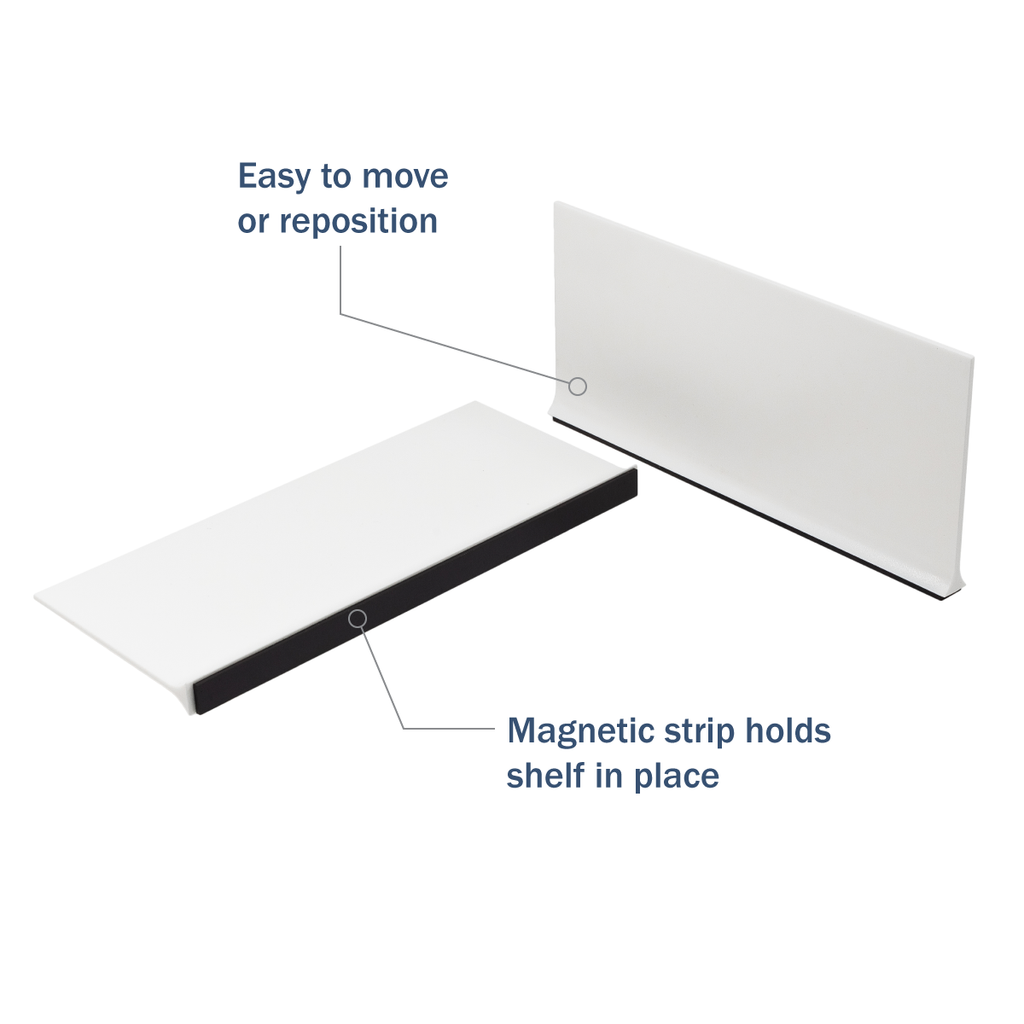 Apothecary Products Magnetic Shelf Divider (9 in x 4 in)