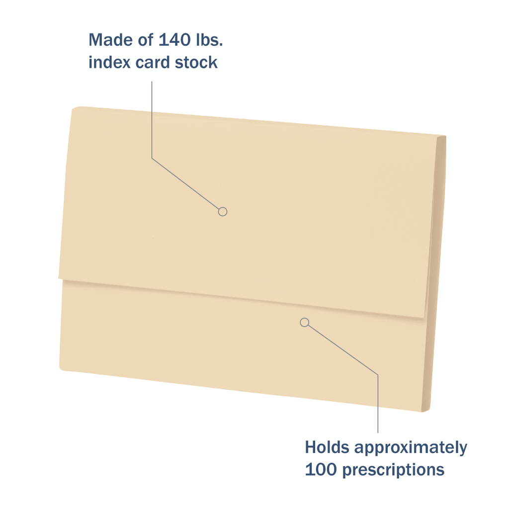 Apothecary Products Manila Folders 100 Count (12