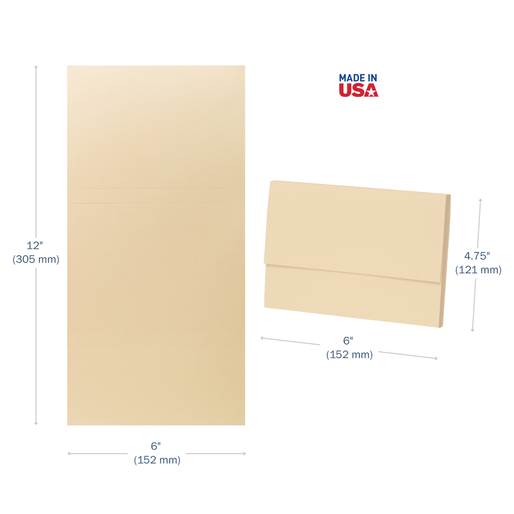 Apothecary Products Manila Folders 100 Count (12