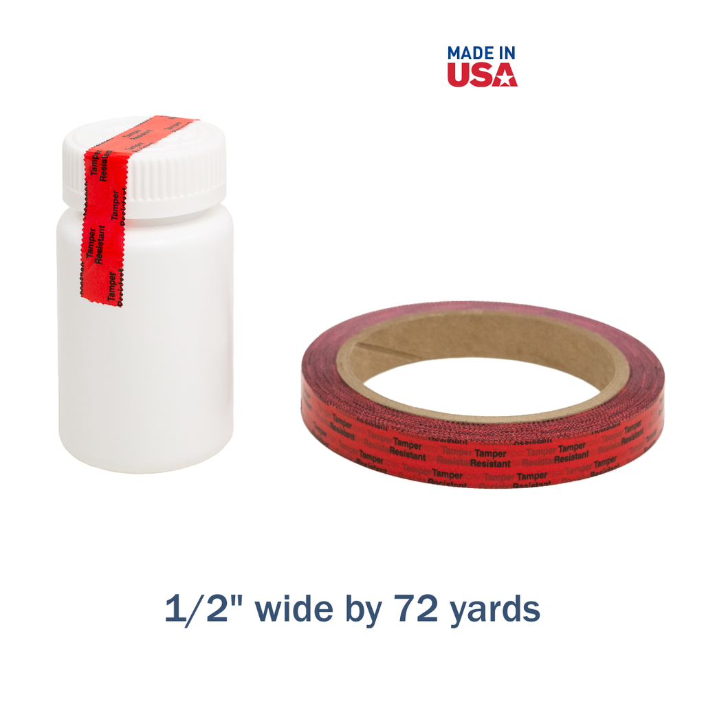 Apothecary Products Tamper Evident Tape (72 Yards Length)