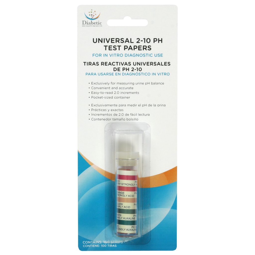 Diabetic Specialty Products™ pH Test Strips (100 Count)