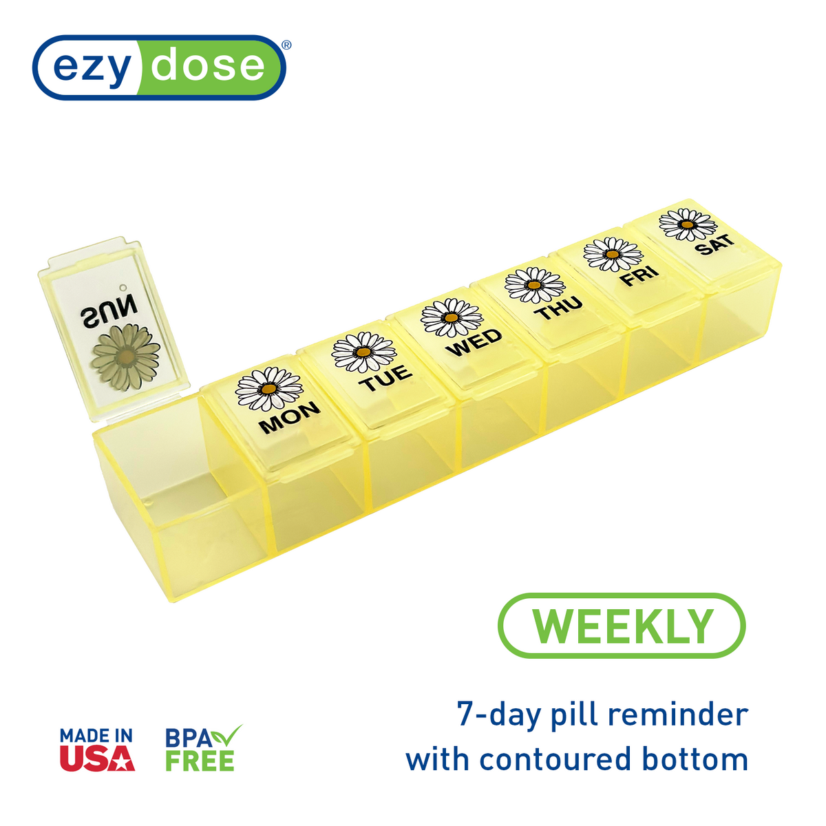 Ezy Dose® Contour Weekly Classic Pill Planner (Large)