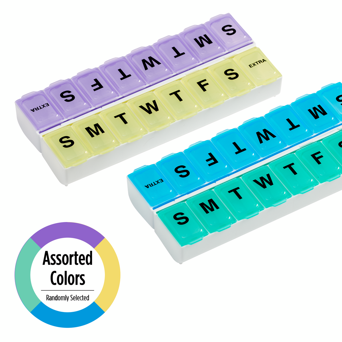 Ezy Dose® Two Detachable Weeks Pill Organizer