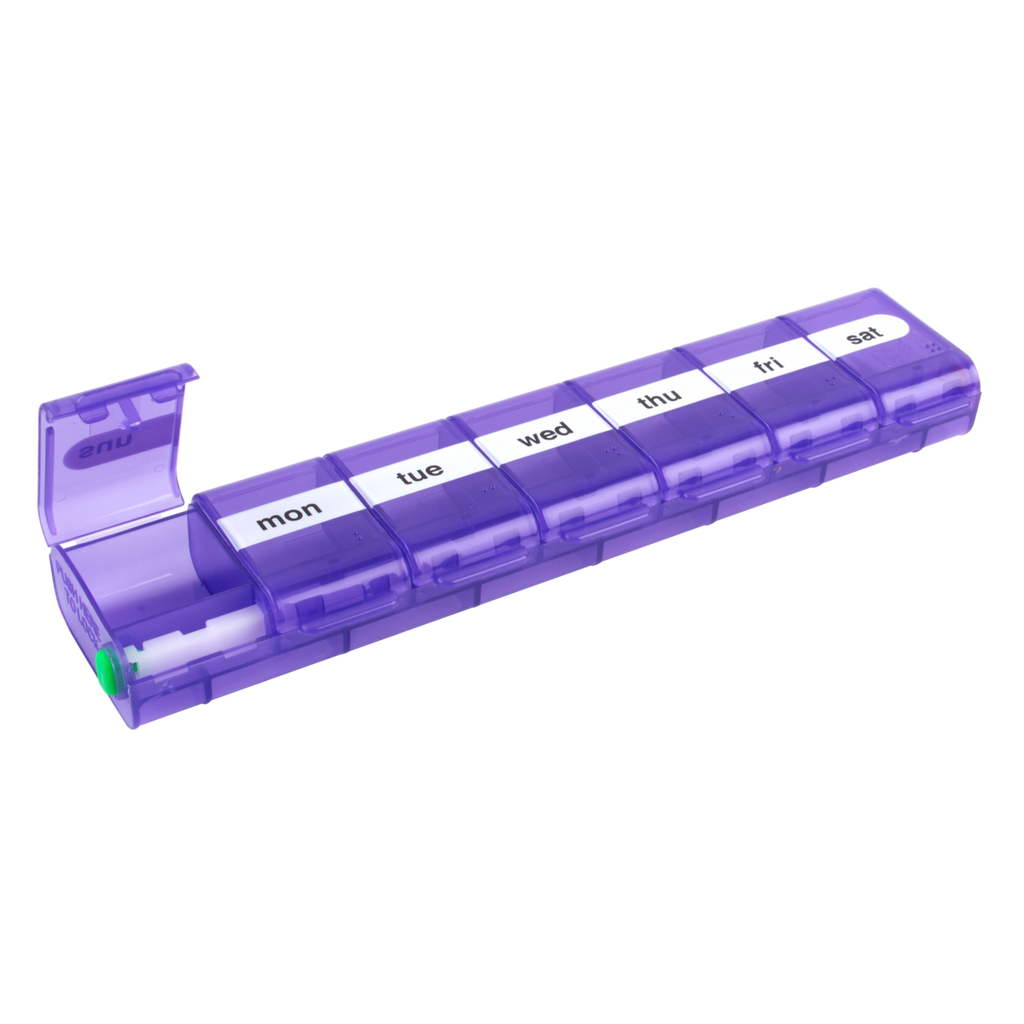 Ezy Dose® Weekly Pill Planner with Locking Device (XL)