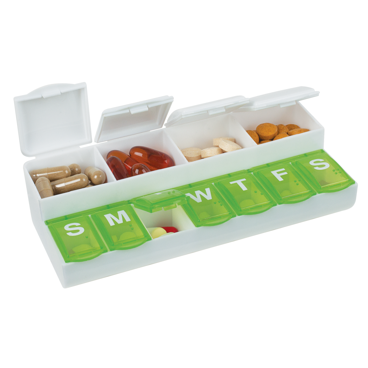 Ezy Dose® Weekly Pill Planner with Vitamin Compartments