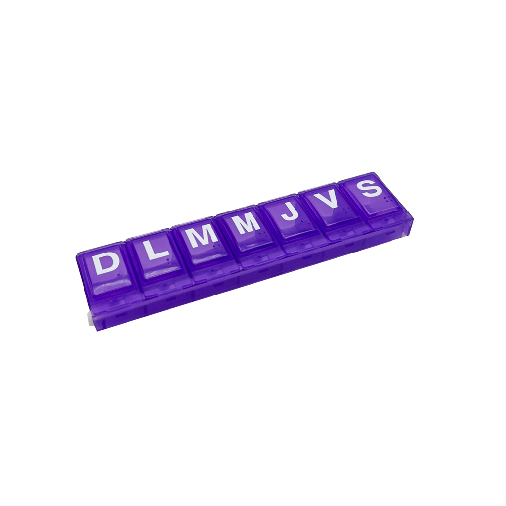 Ezy Dose® Weekly Spanish Pill Planner with Locking Device