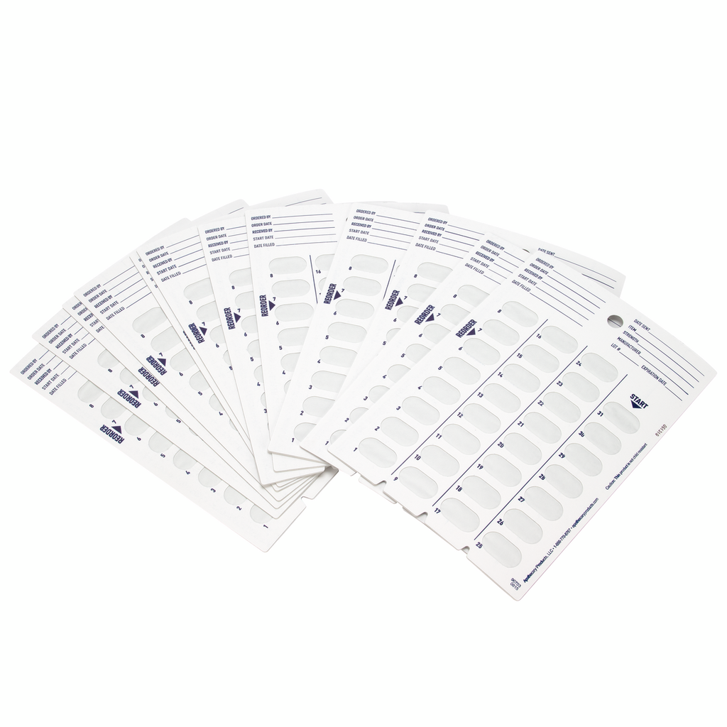 Ezy Dose® 31-Day Disposable Refill Pack (12 Cards and 12 Blisters)