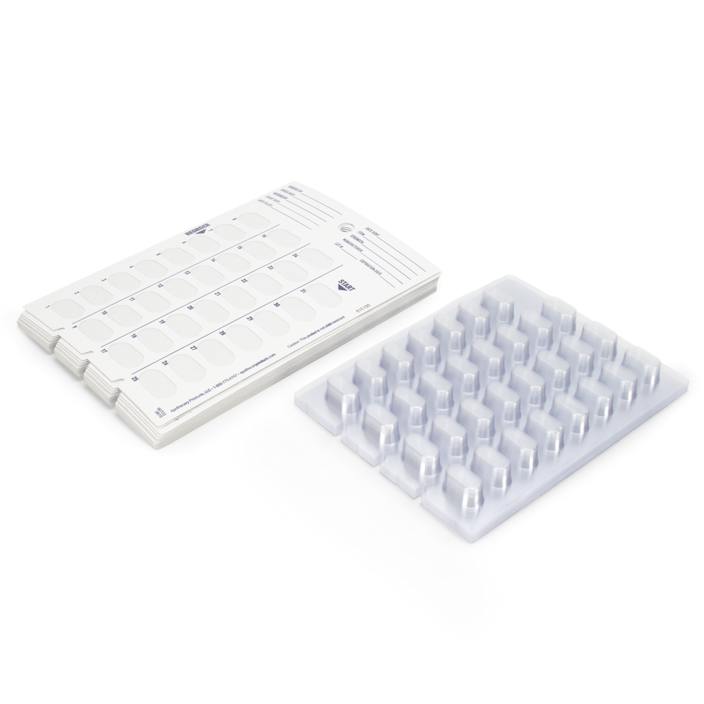 Ezy Dose® 31-Day Disposable Refill Pack (12 Cards and 12 Blisters)