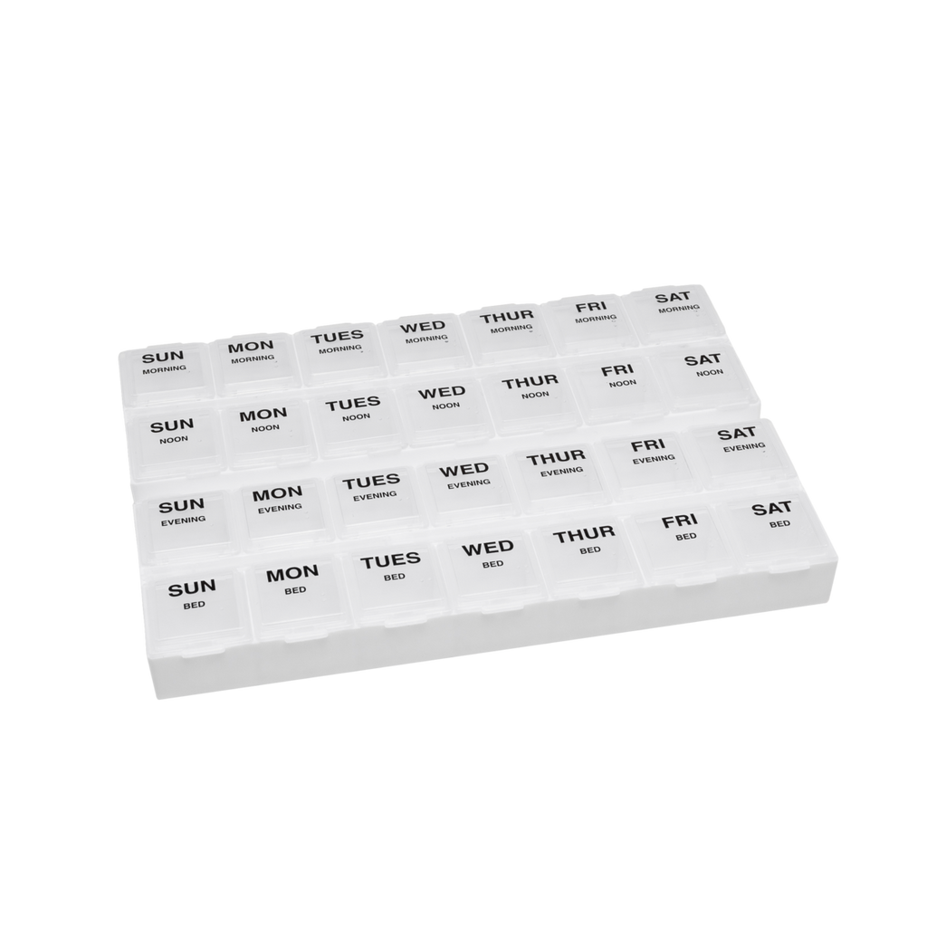Remind N' Time® Weekly 4x/day Pill Reminder with Rounded Base