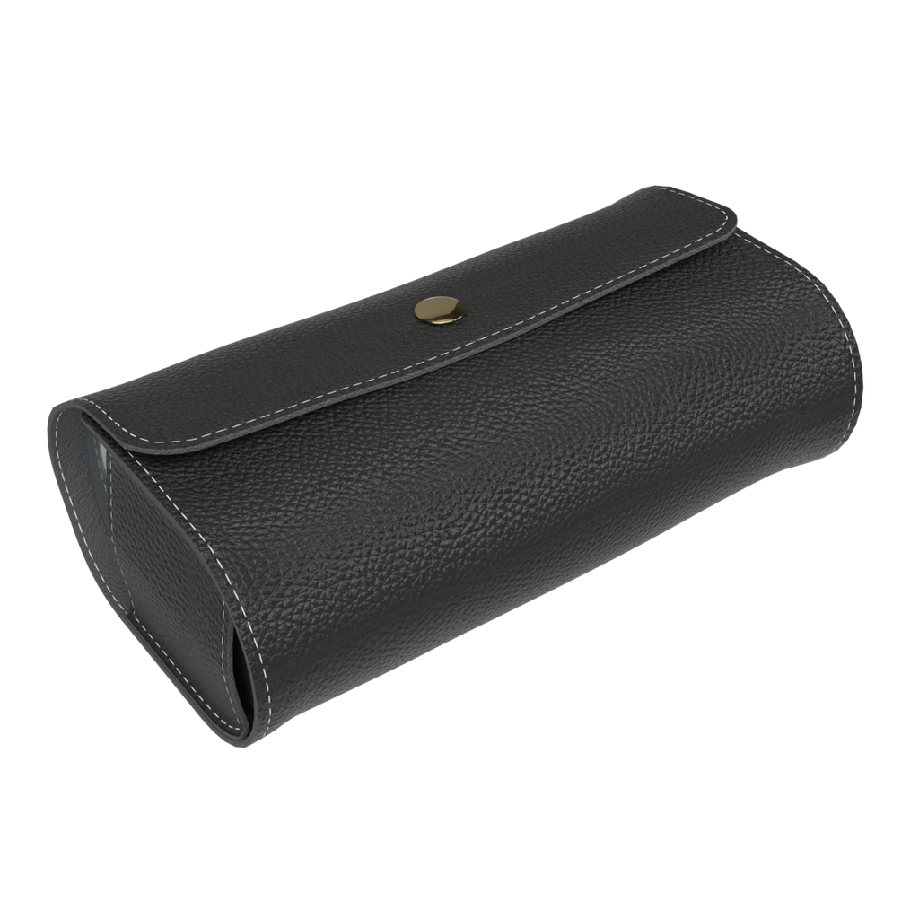 Ezy Dose® Daily AM/PM Black Pill Planner with Black Case