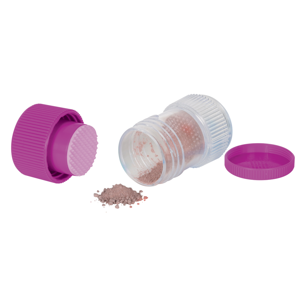 Ezy Dose® Pill Crusher with Storage Compartment and Drinking Cup (Purple)