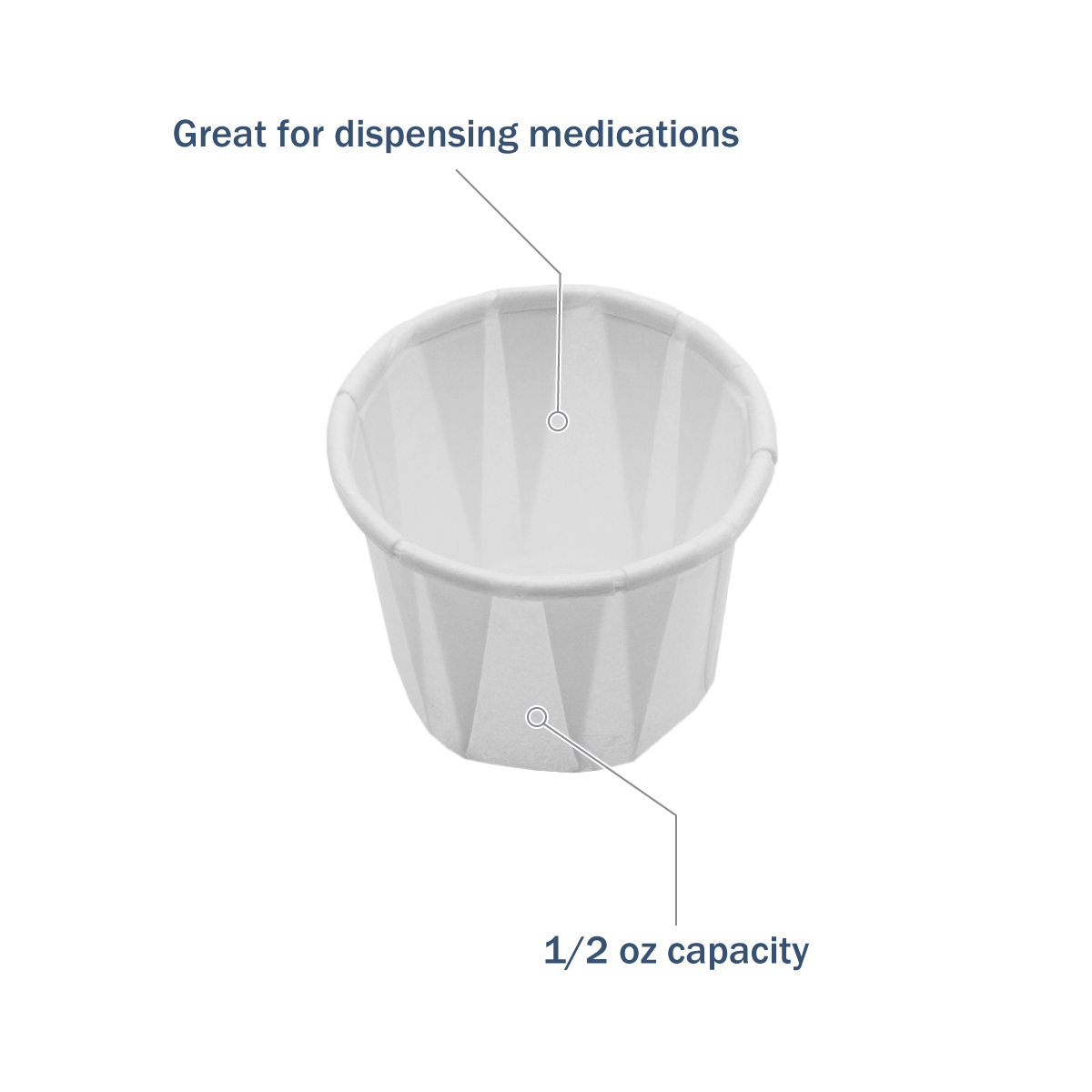 Apothecary Products 1/2 oz Souffle Cup (250 Count)