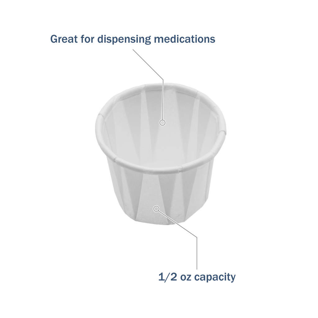 Apothecary Products Regular Souffle Cup (Item #90200), 250 Count, Made in The USA