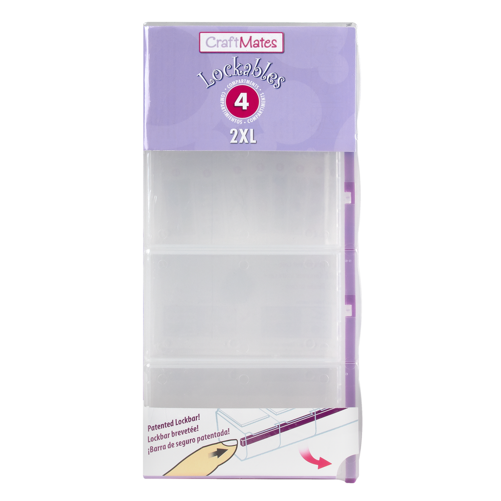 Craft Mates® Lockables 4 Compartments (2XL)