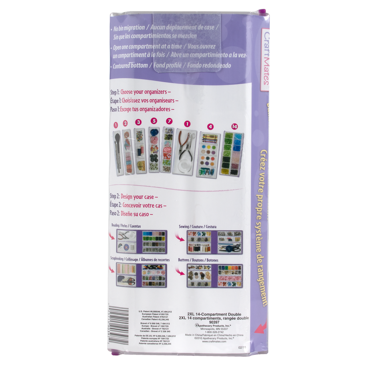 Craft Mates® Lockables 14 Compartments (2XL)