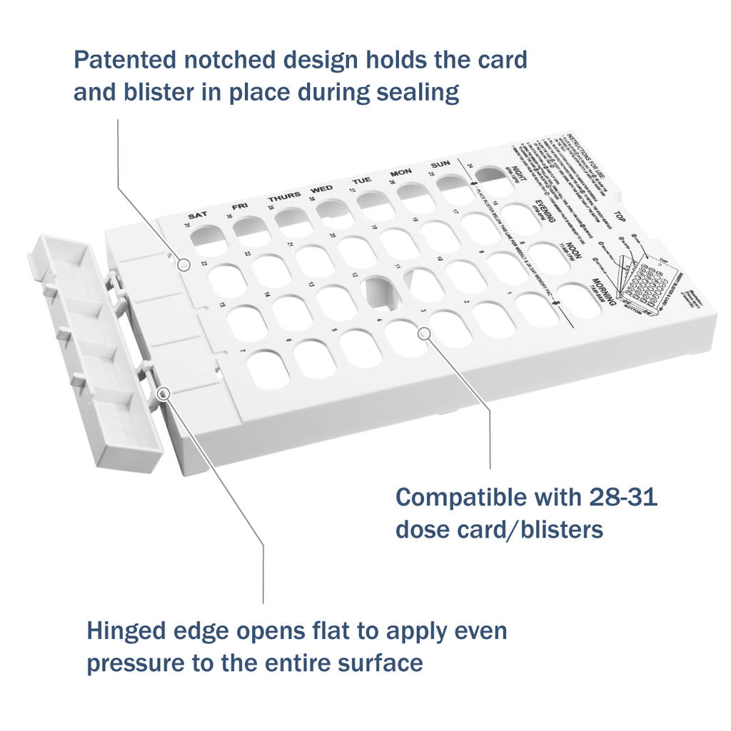 Ezy Dose® 32-Day Calender View Tray