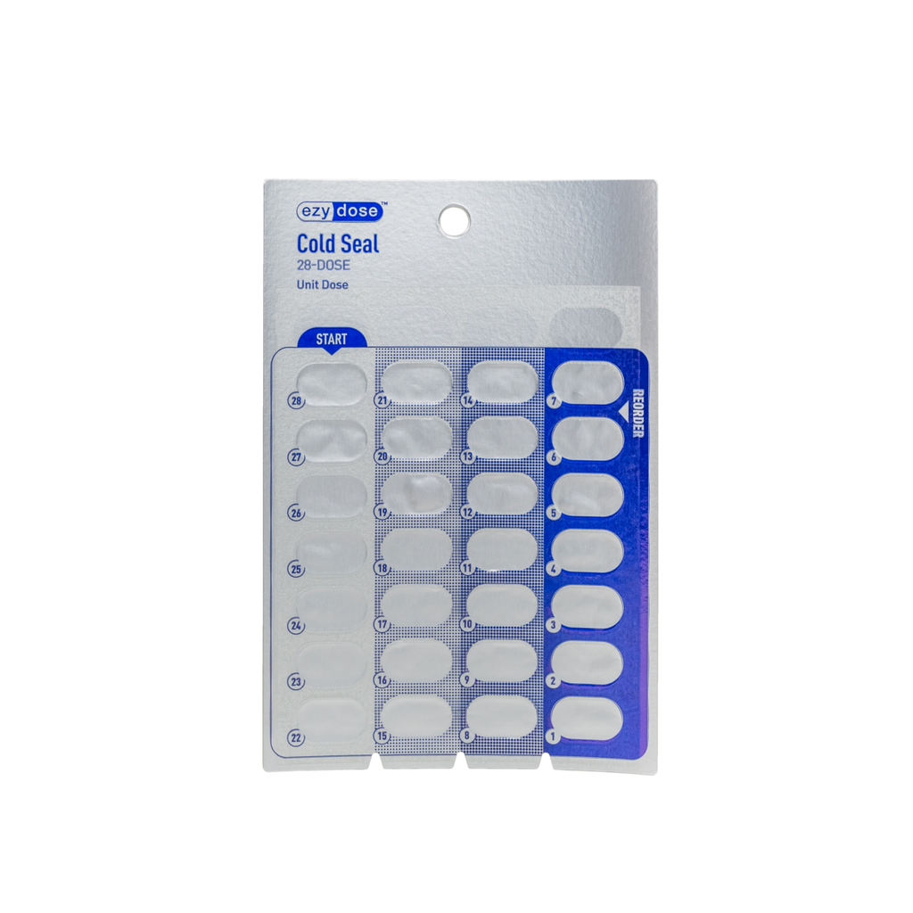 Ezy Dose® 28-Day Daily Disposable Cold Seal Cards (Case of 500)