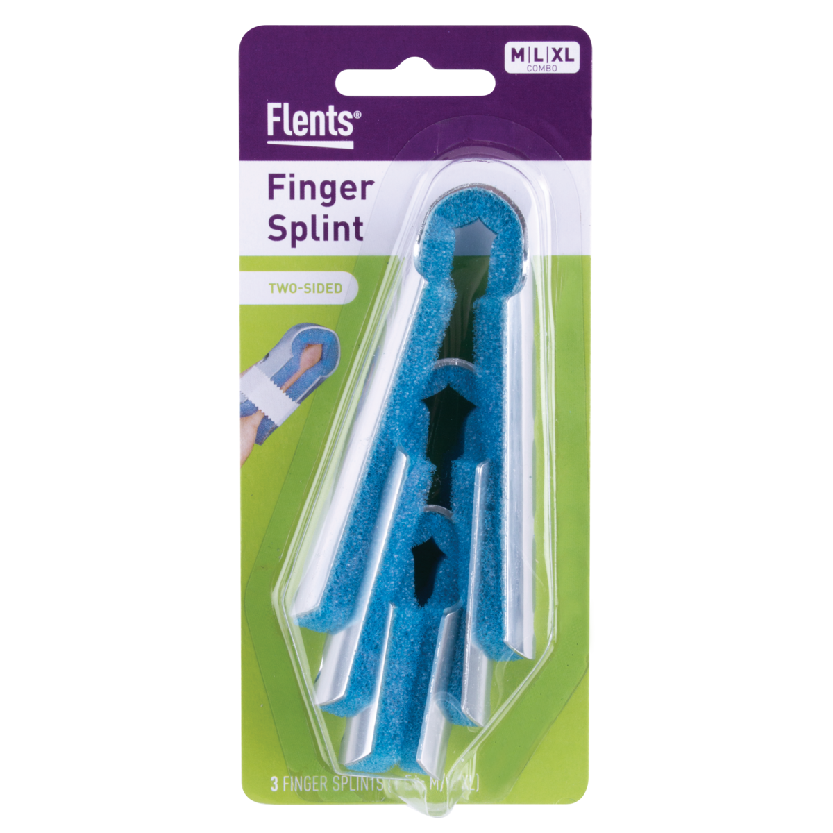 Flents® Two Sided Finger Splint (Assorted Sizes)