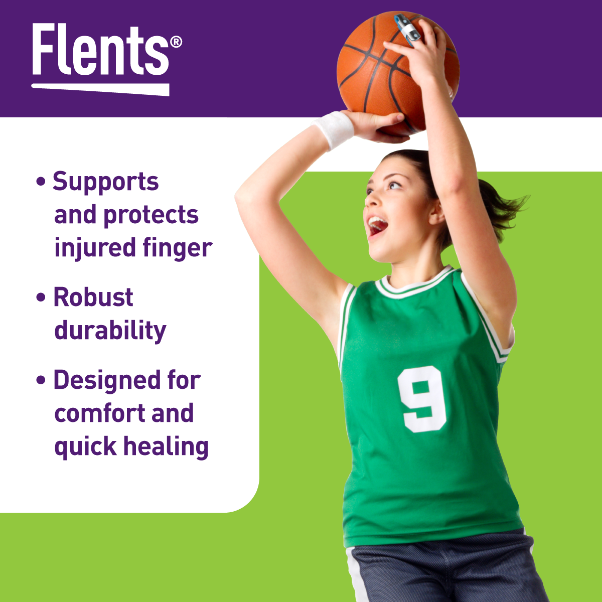 Flents® Two Sided Finger Splint (Assorted Sizes)