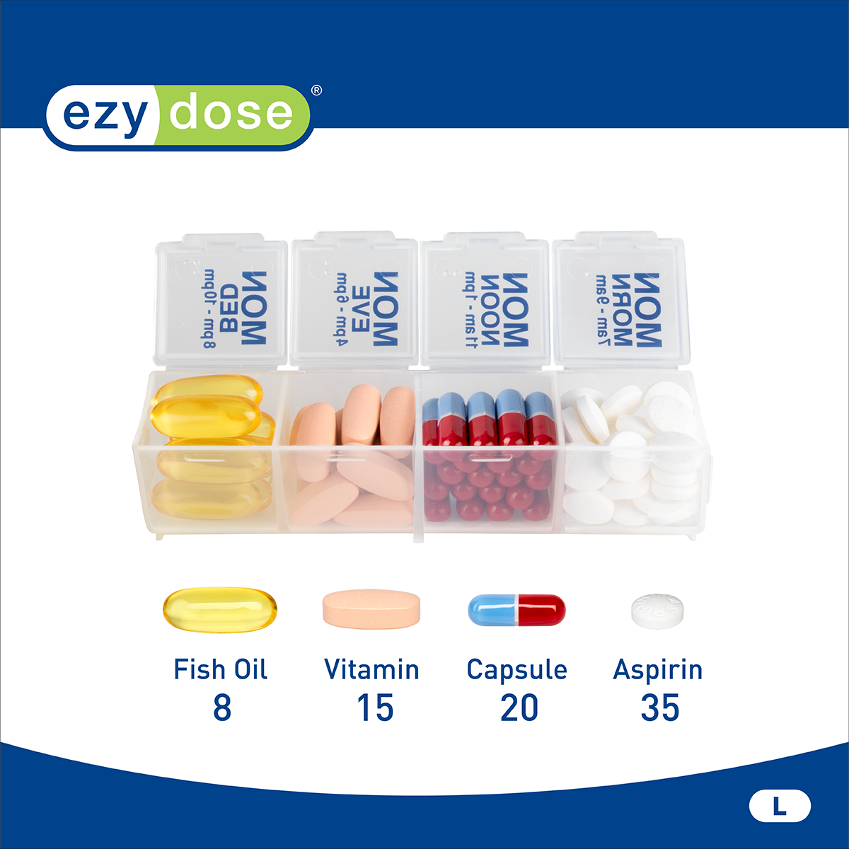 Ezy Dose® One-Day-At-A-Time® Planner with Carrying Case