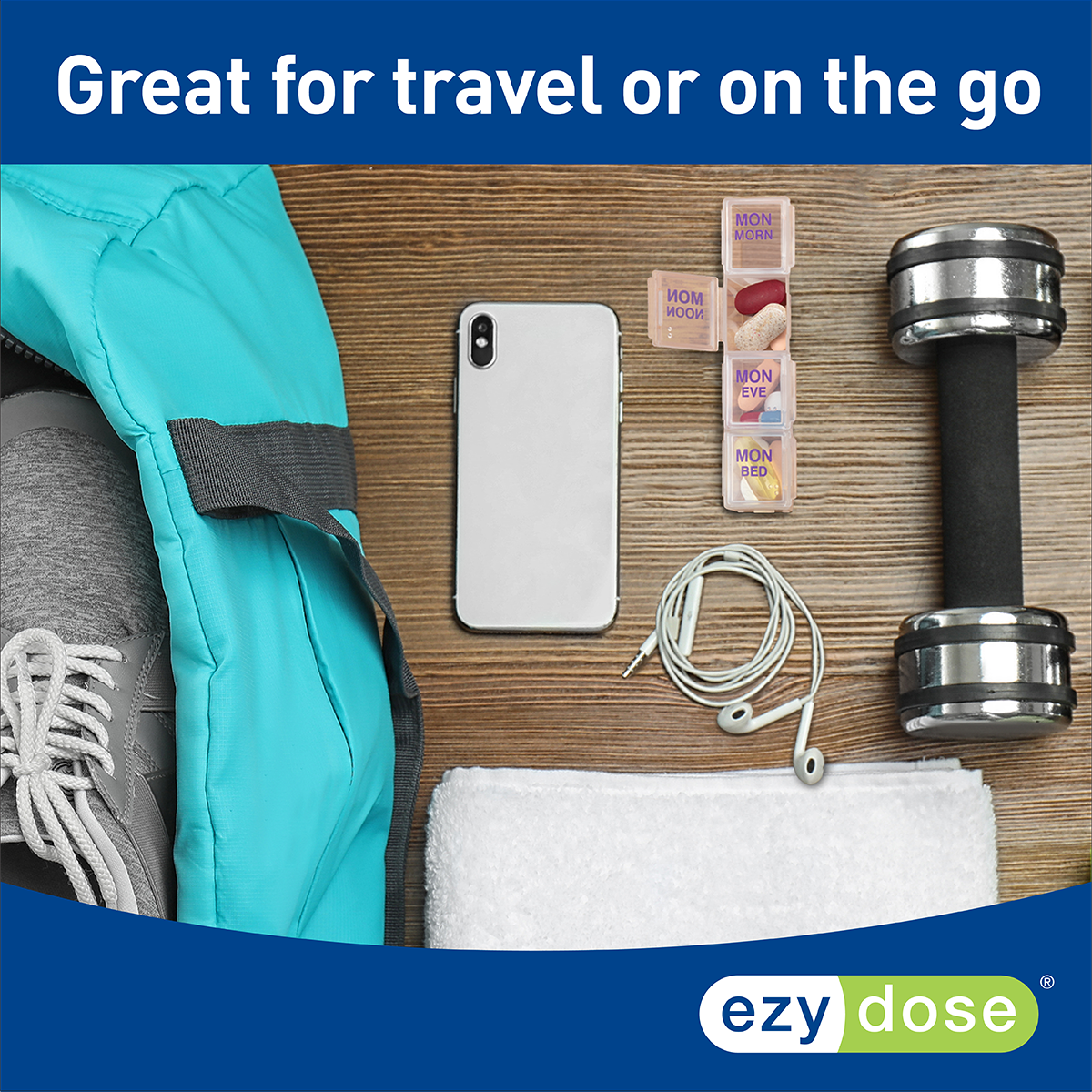 Ezy Dose® One-Day-At-A-Time® Planner with Carrying Case