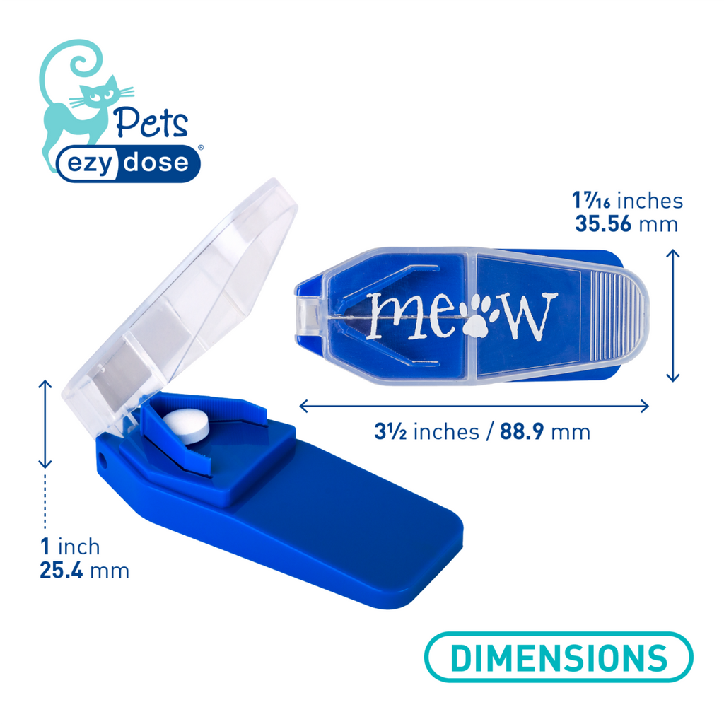 Ezy Dose® Pet Meow Pill Cutter for Cats