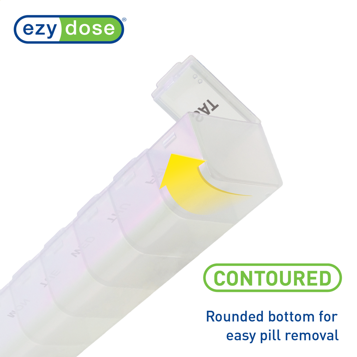 Ezy Dose® Contour Weekly Classic Pill Planner (Large)