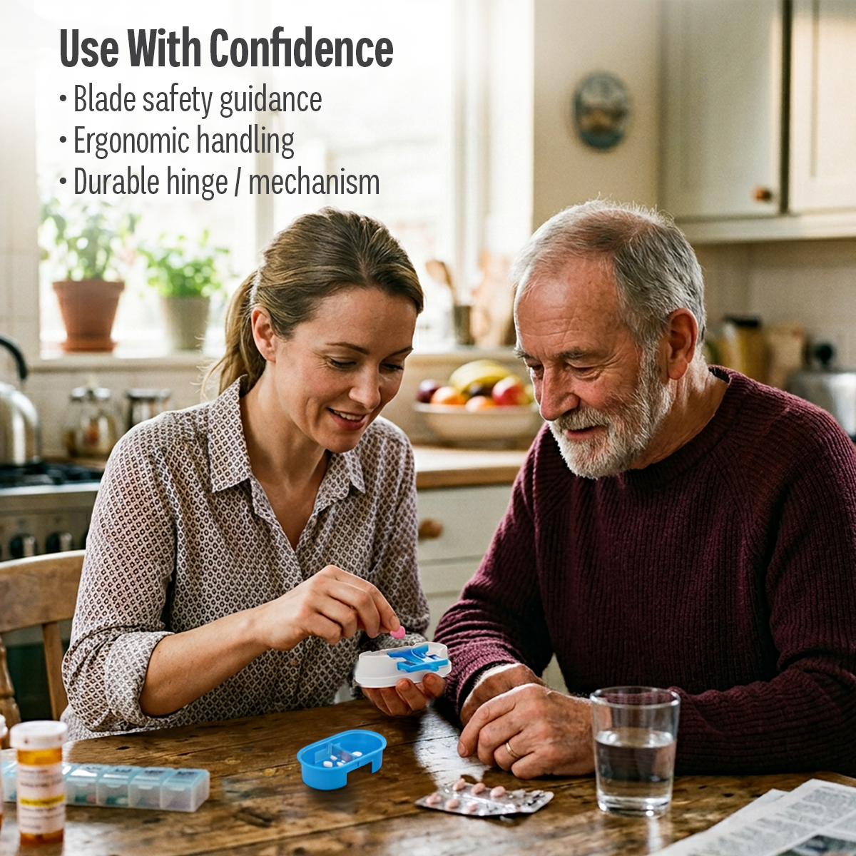 Equadose® Centering Pill Cutter