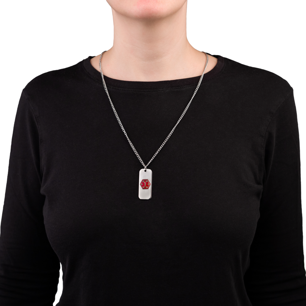 Apothecary Products Blank Medical Alert Necklace