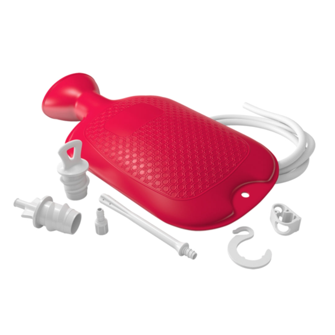 Flents Douche and Enema Kit Water Bottle for Hot and Cold Therapy | Apothecary Brands