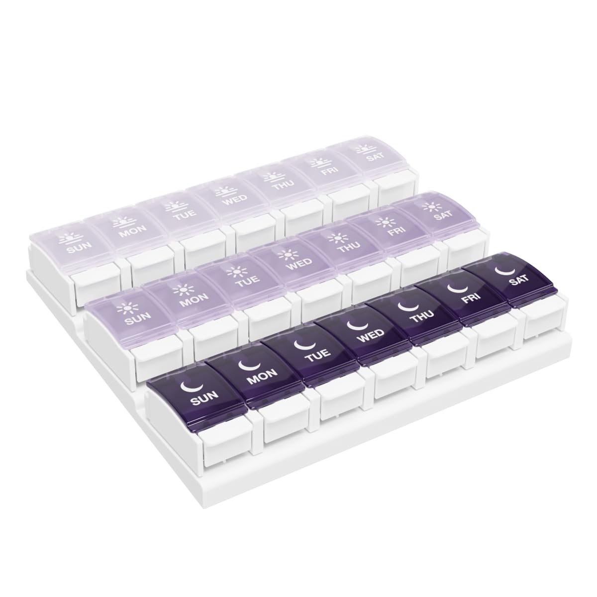 Ezy Dose® Push Button Weekly 3x/Day Pill Organizer