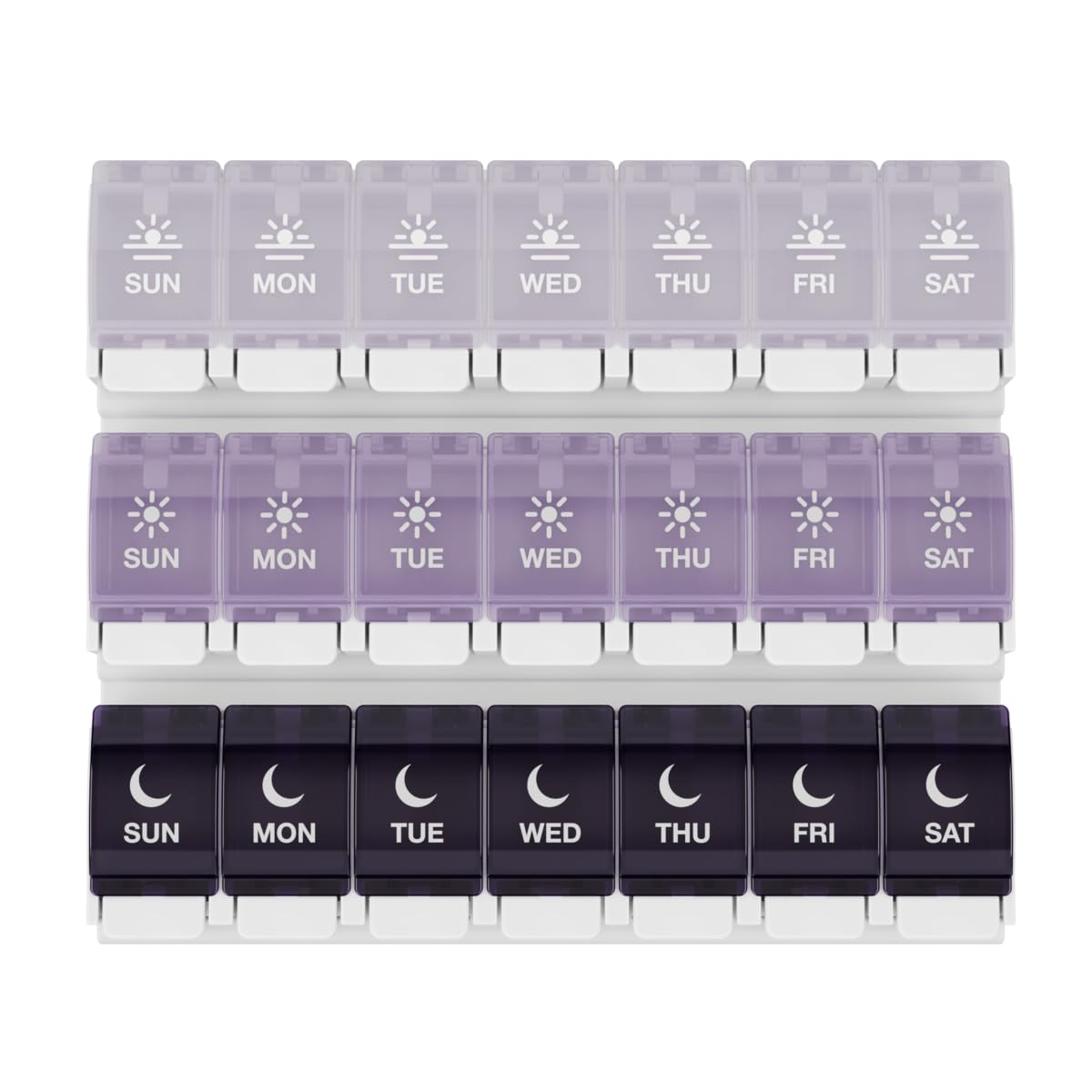 Ezy Dose® Push Button Weekly 3x/Day Pill Organizer