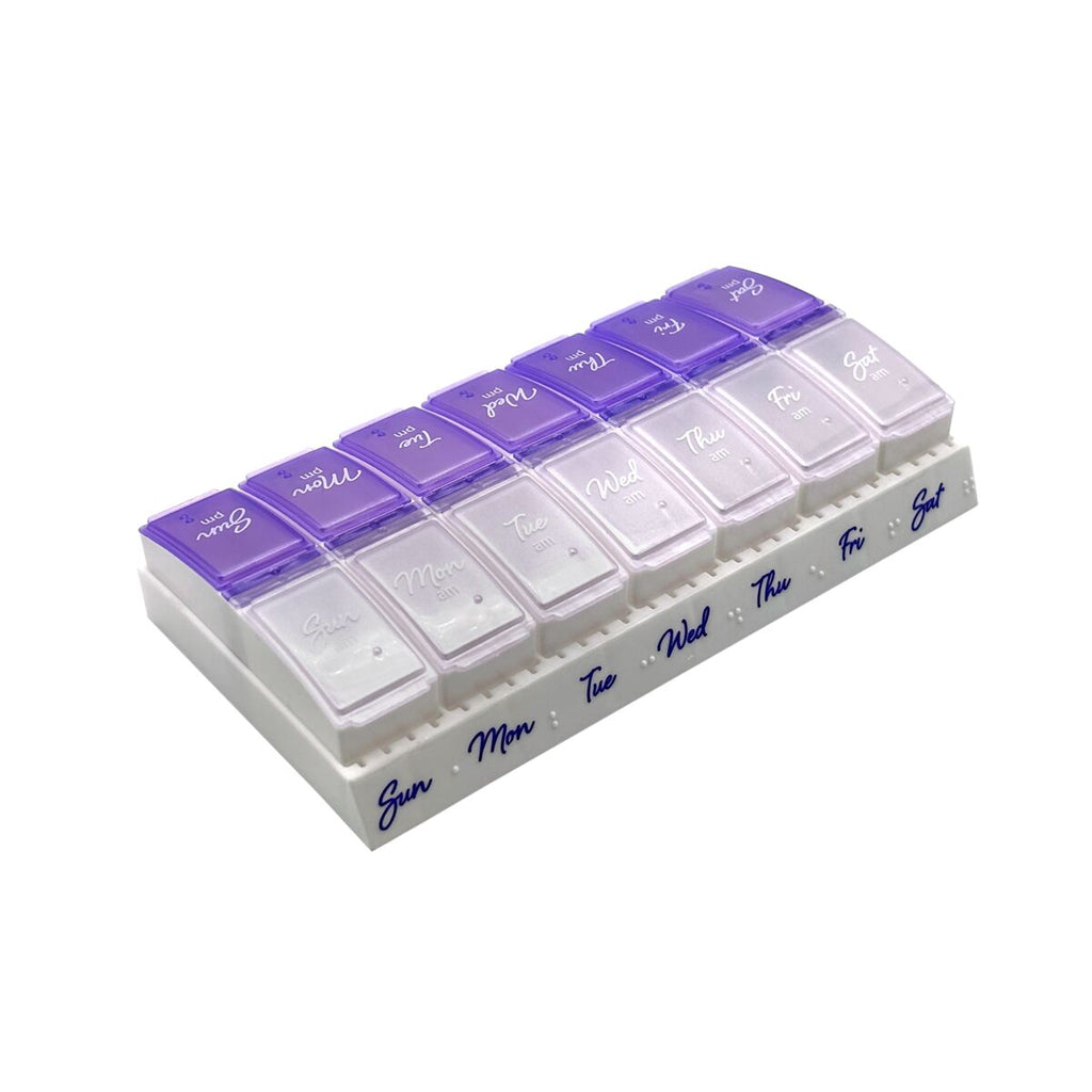 Ezy Dose® Weekly AM/PM Travel Pill Organizer (Small)