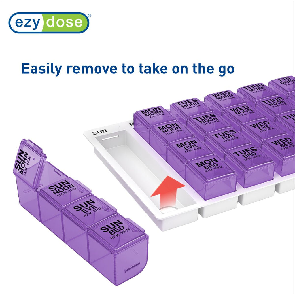 Ezy Dose® One-Day-At-A-Time® Planner, 4x Per Day (Large)