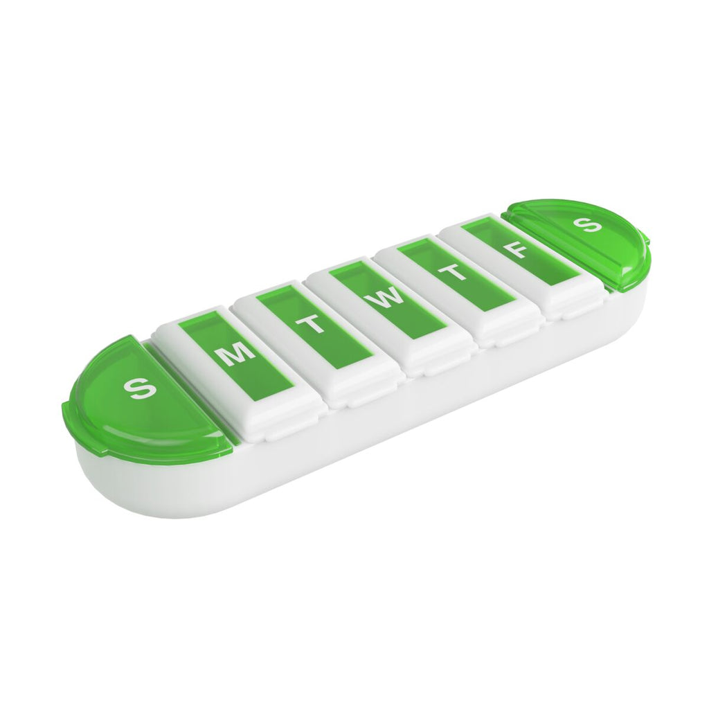 Ezy Dose® Weekly Pill Planner with Rounded Base