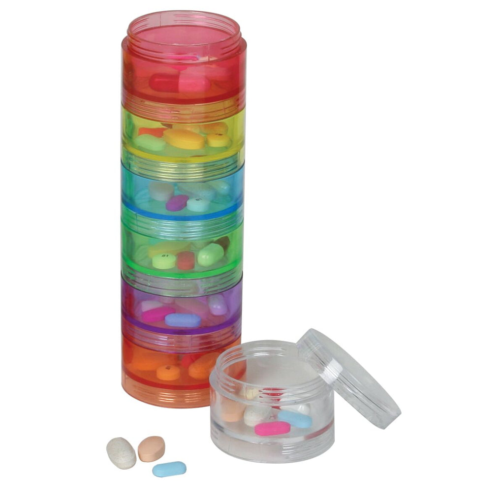 Ezy Dose® Weekly Stackable Pill Planner with Detachable Compartments
