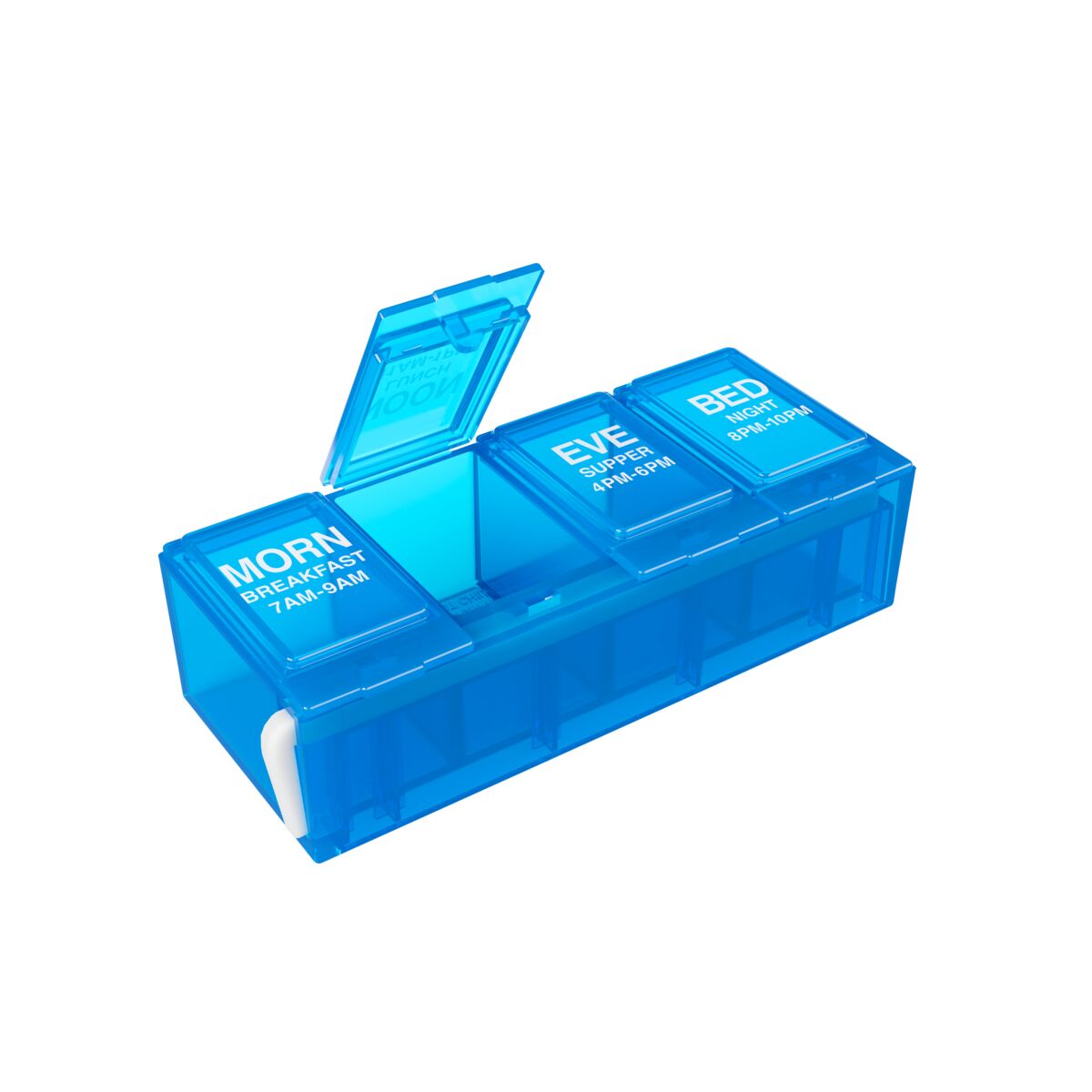 Ezy Dose® Daily 4x/day Pill Organizer with Locking Device
