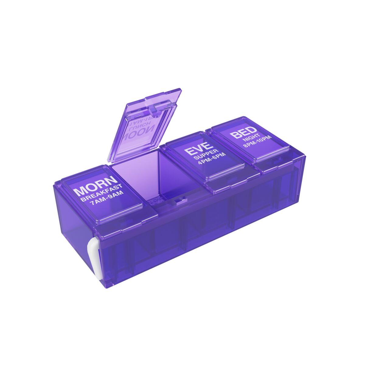 Ezy Dose® Daily 4x/day Pill Organizer with Locking Device