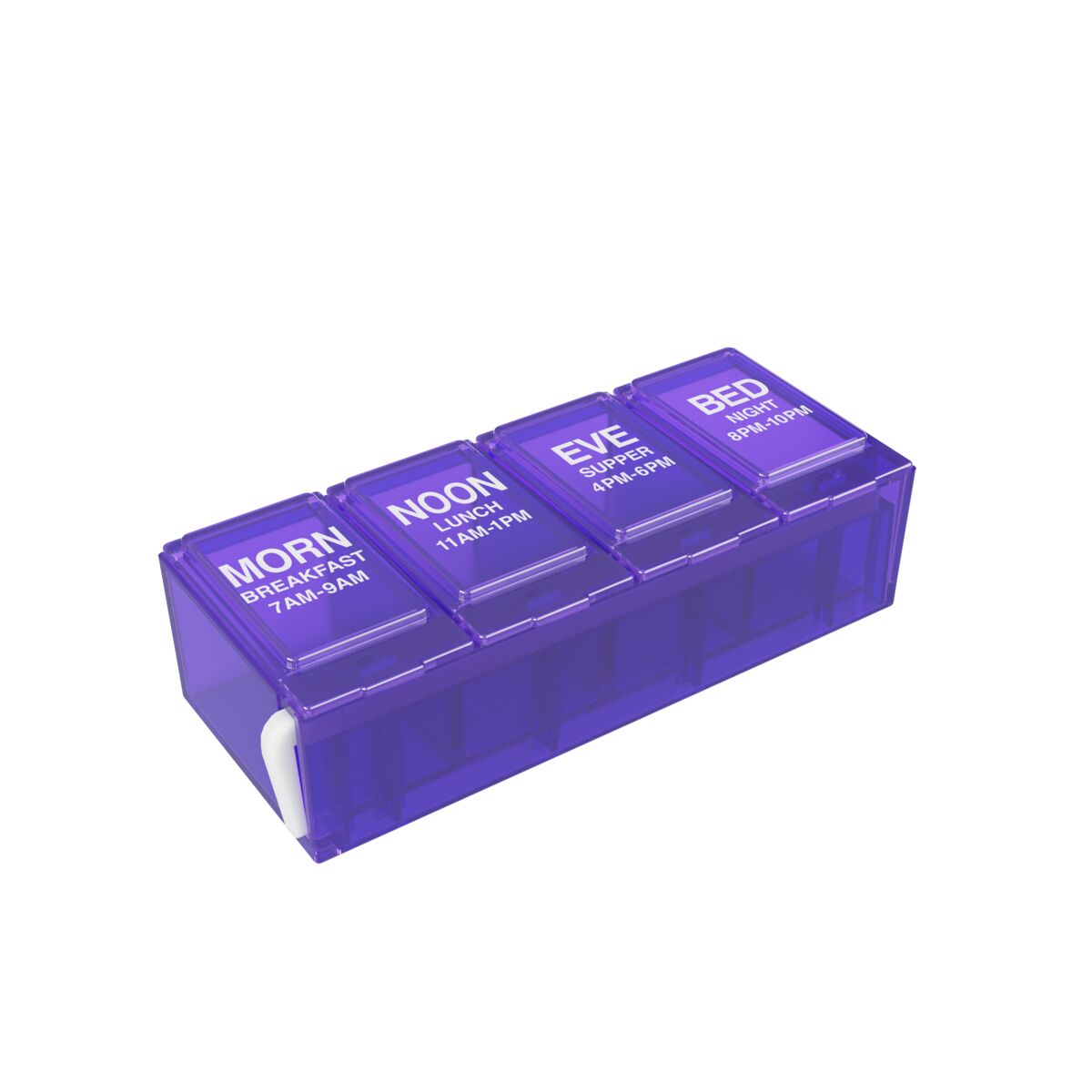 Ezy Dose® Daily 4x/day Pill Organizer with Locking Device
