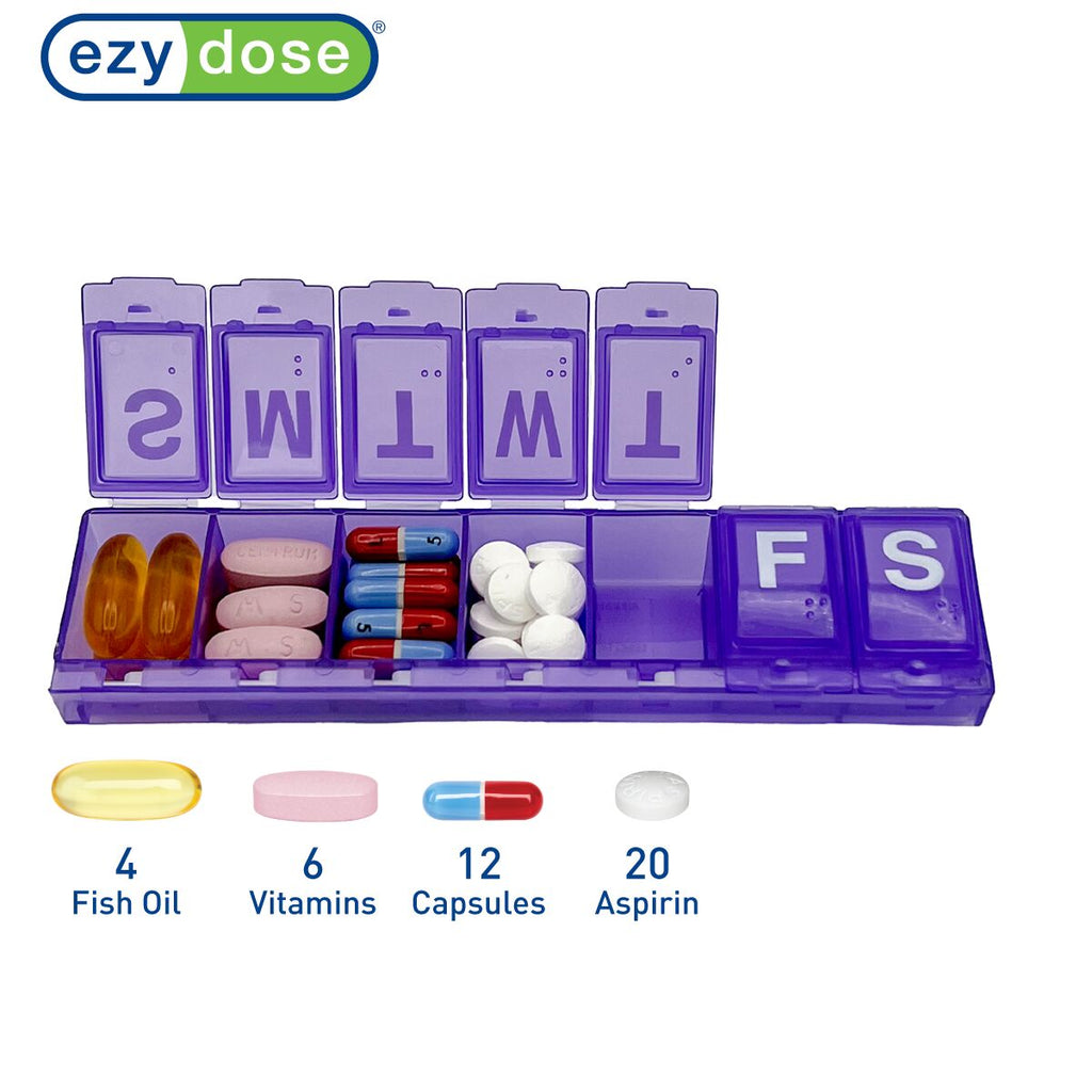 Ezy Dose® Locking Weekly Pill Organizer (Large)