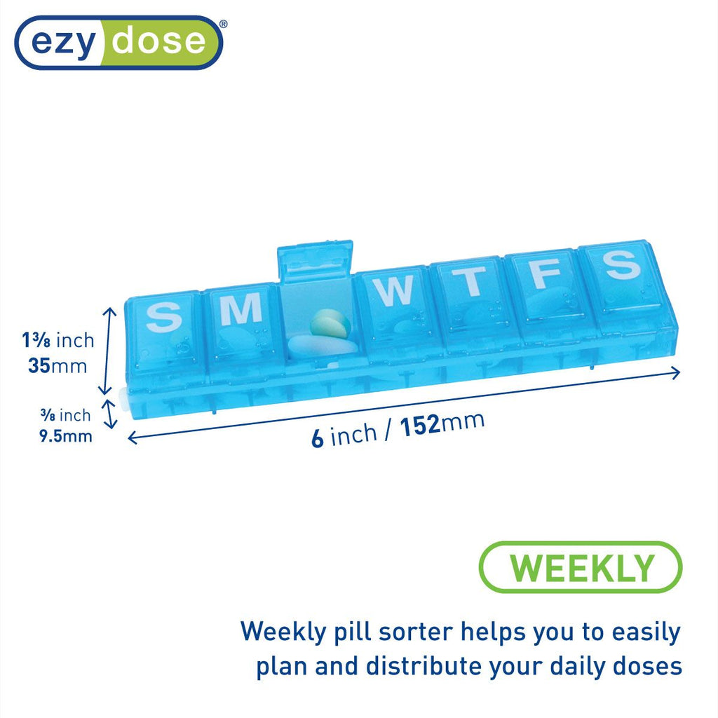 Ezy Dose® Locking Weekly Pill Organizer (Large)