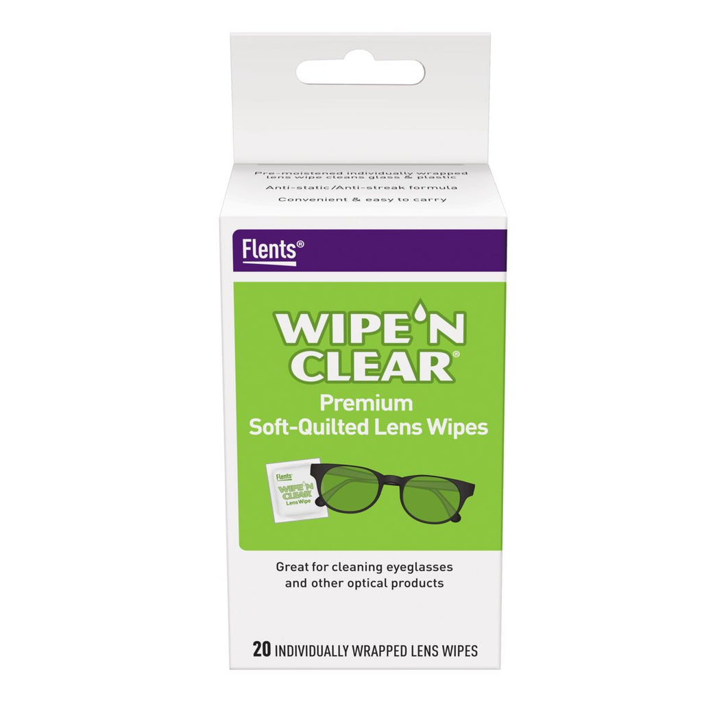 Flents® Wipe 'n Clear® Premium Soft Quilted Lens Wipes (20 Count)