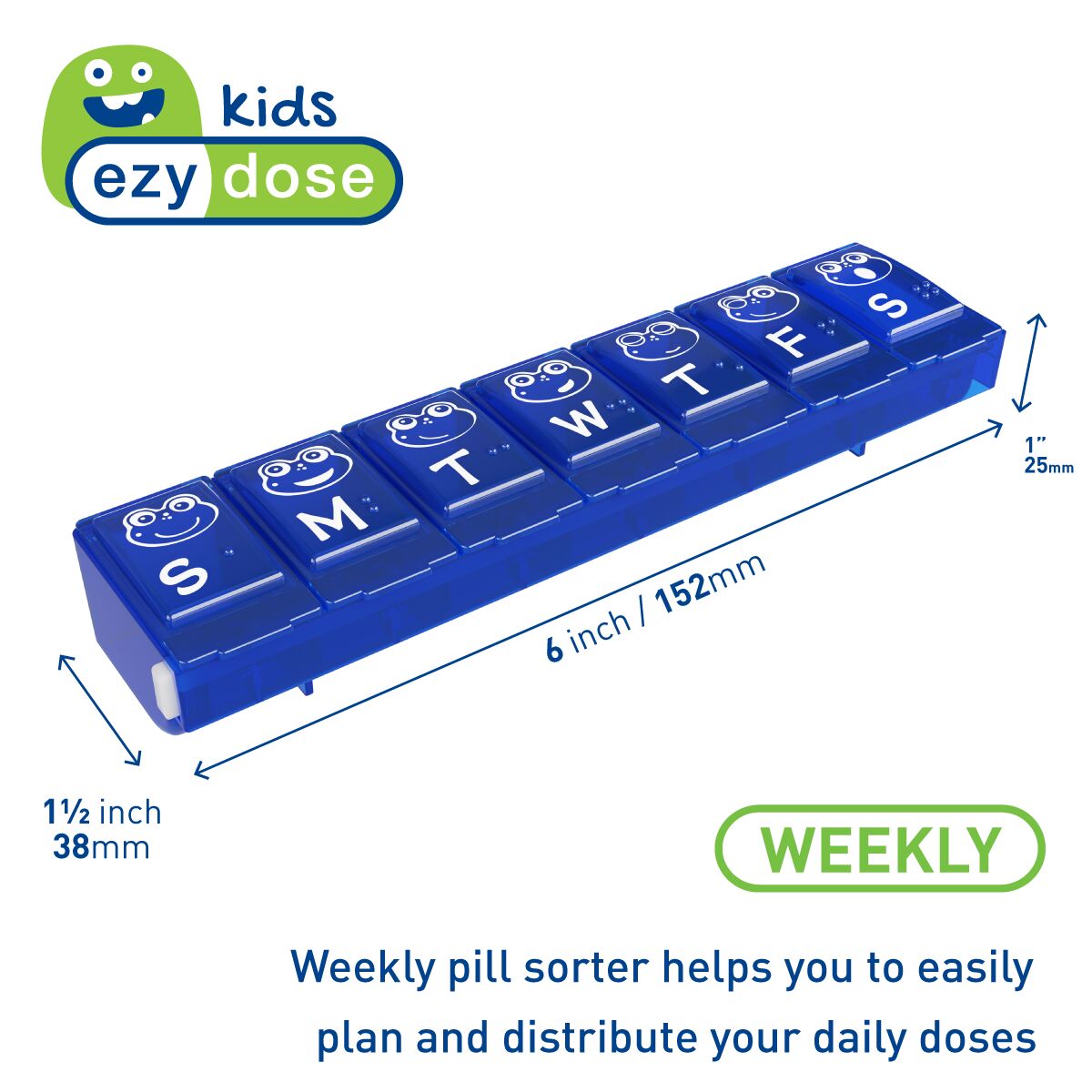Ezy Dose Kids® Locking Pill Organizer