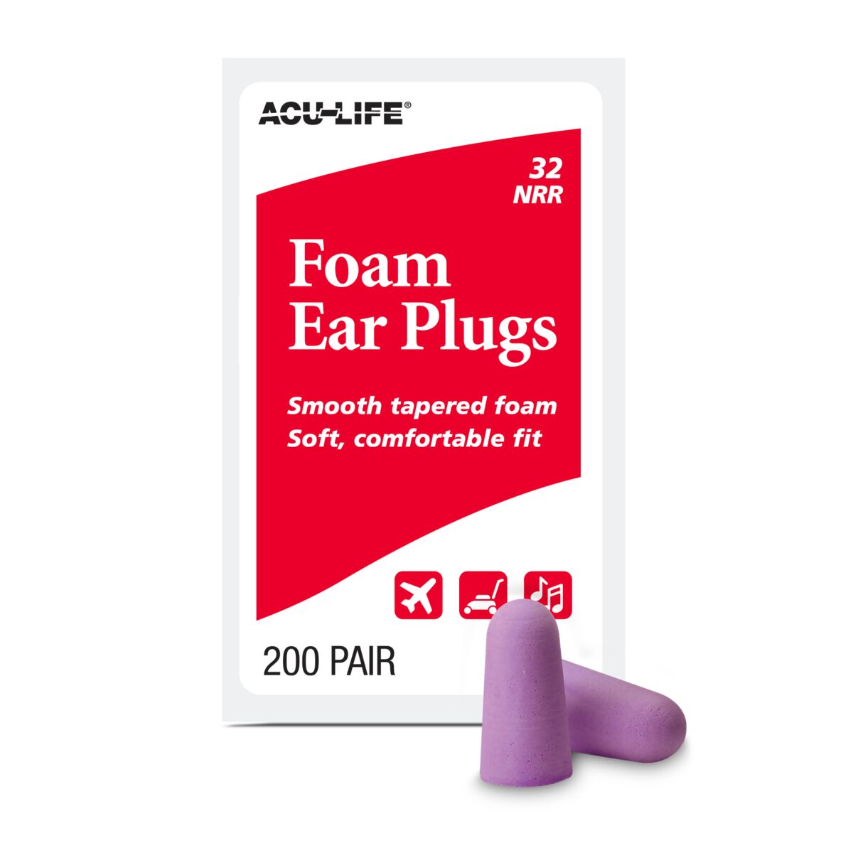 Acu-Life® Foam Ear Plugs