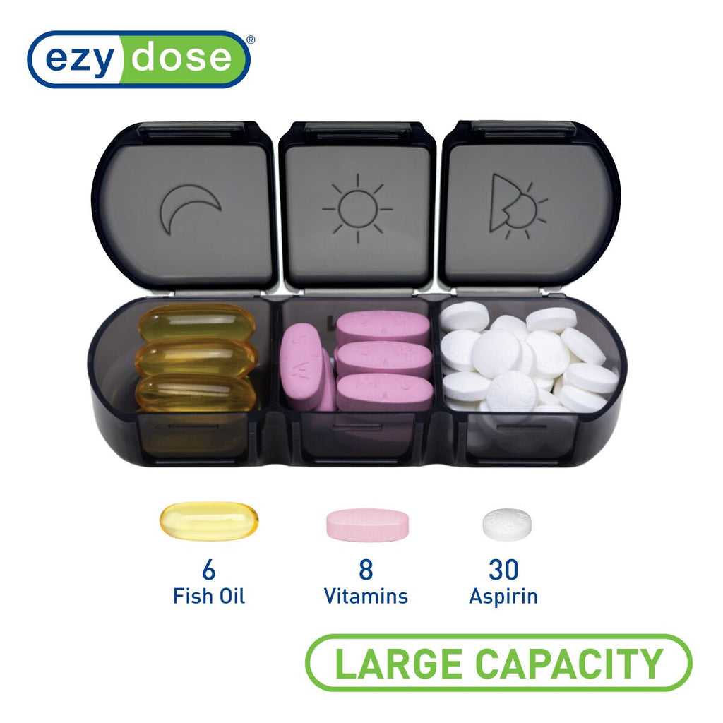 Ezy Dose® Weekly 3x A Day Pill Organizer with Case