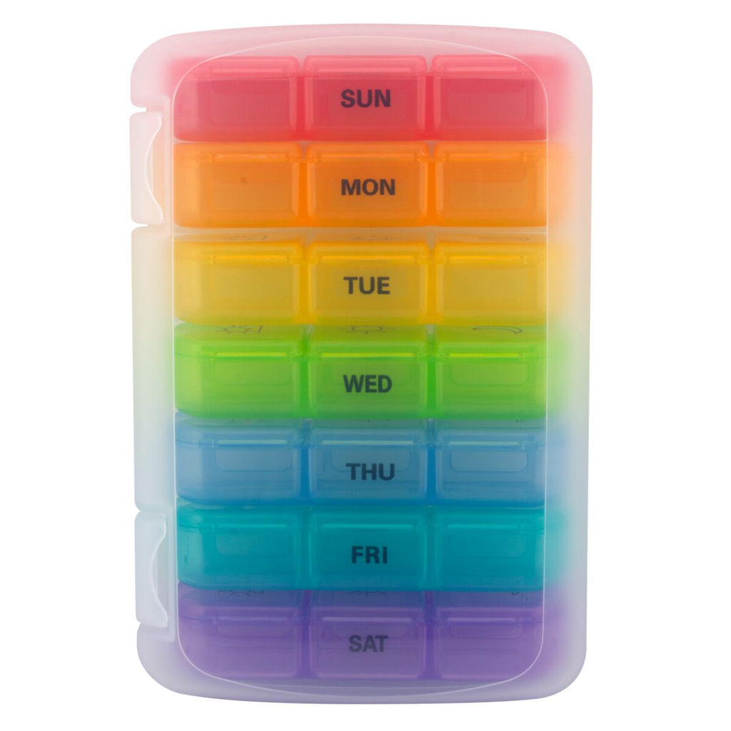 Ezy Dose® Weekly 3x A Day Pill Organizer with Case