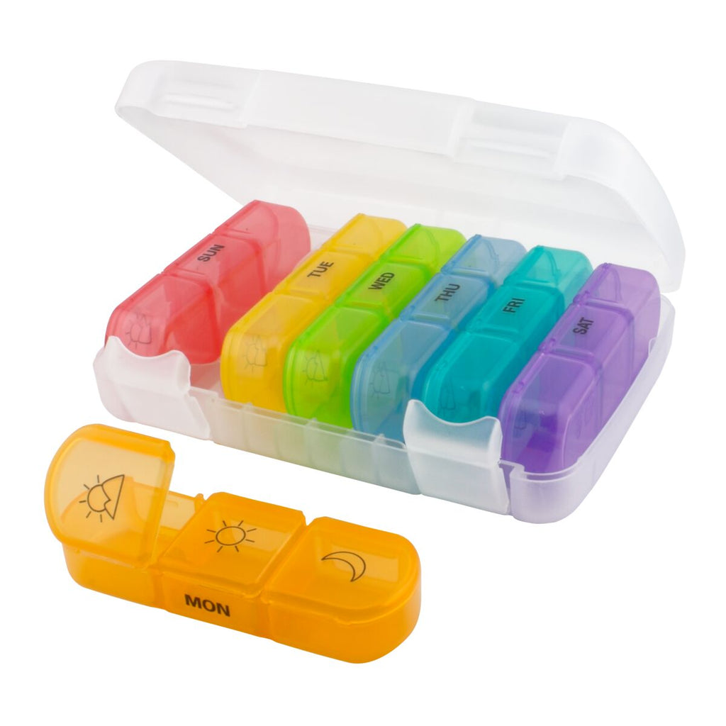 Ezy Dose® Weekly 3x A Day Pill Organizer with Case